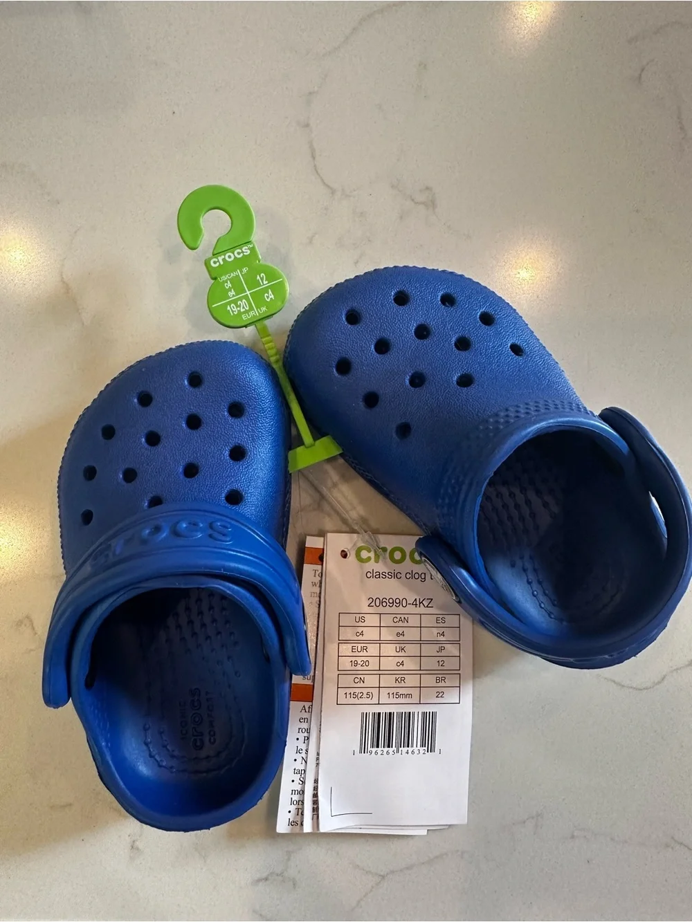 CROCS Kids Classic Clog in Bright Blue